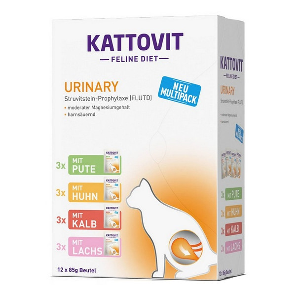 Kattovit Feline Diet Urinary Multipack saszetki 12x85g