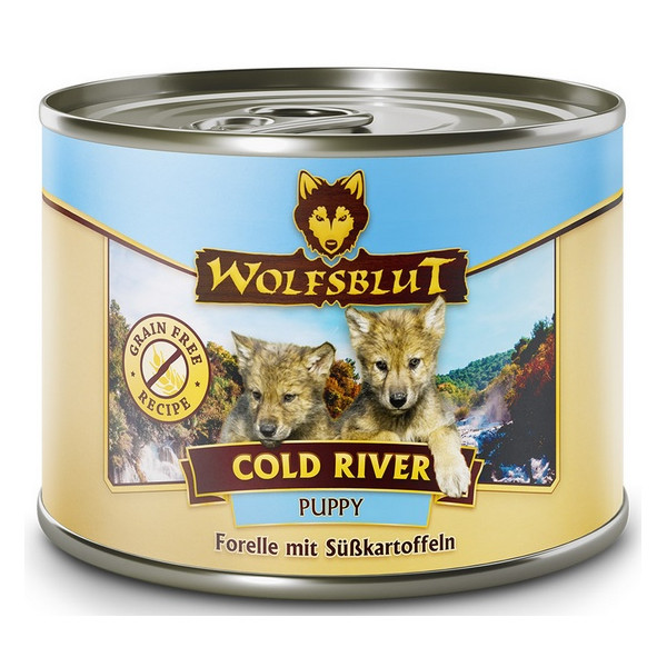 Wolfsblut Dog Puppy Cold River - pstrąg i bataty puszka 200g